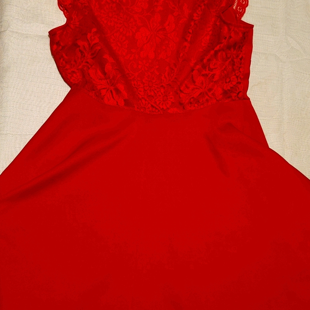 Red dress